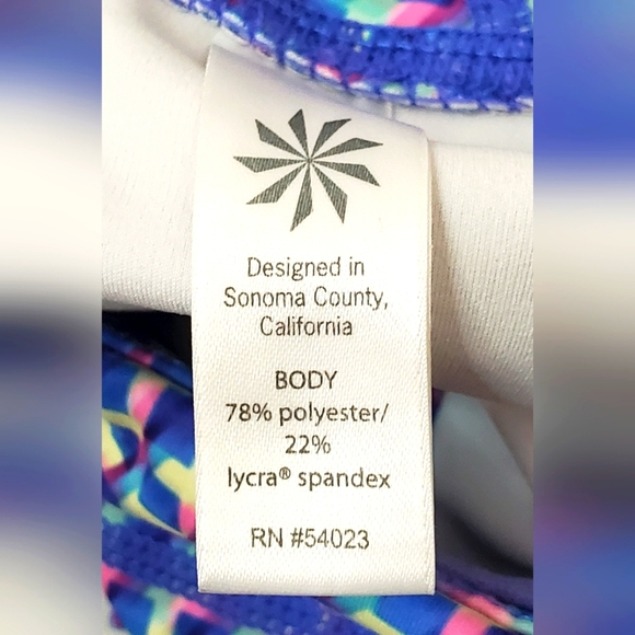 ATHLETA - size XS - Leggings cropped-activewear colorful - Picture 7 of 7